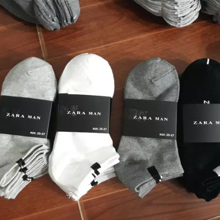 Set 10 Đôi Tất Nam Zara Man Cổ Ngắn Siêu Hót Chống Hôi Chân - RẺ VÔ ĐỐI