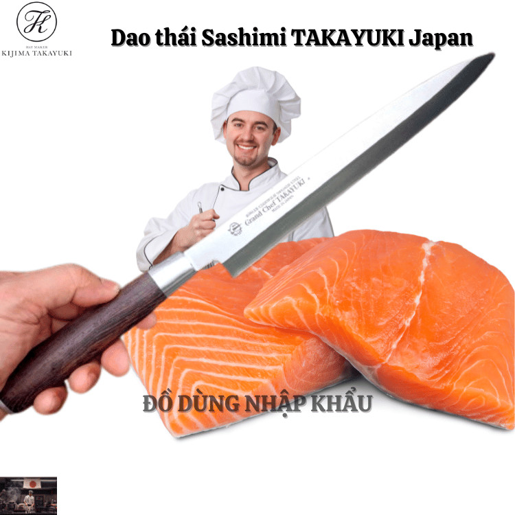 Dao thái Sashimi hiệu TAKAYUKI nhập khẩu từ Nhật Bản dài 40cm