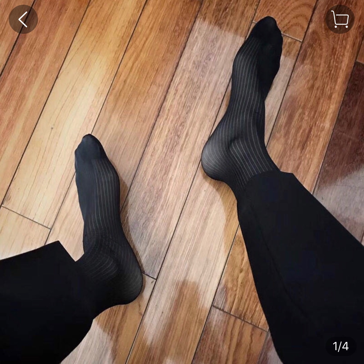 [HCM]Vớ nam tất nam công sở cổ cao sheer sock