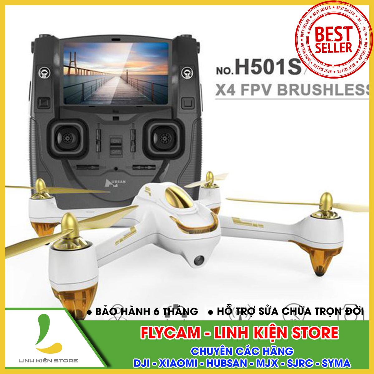 Máy bay flycam hubsan h501s - gps return home follow camera 1080