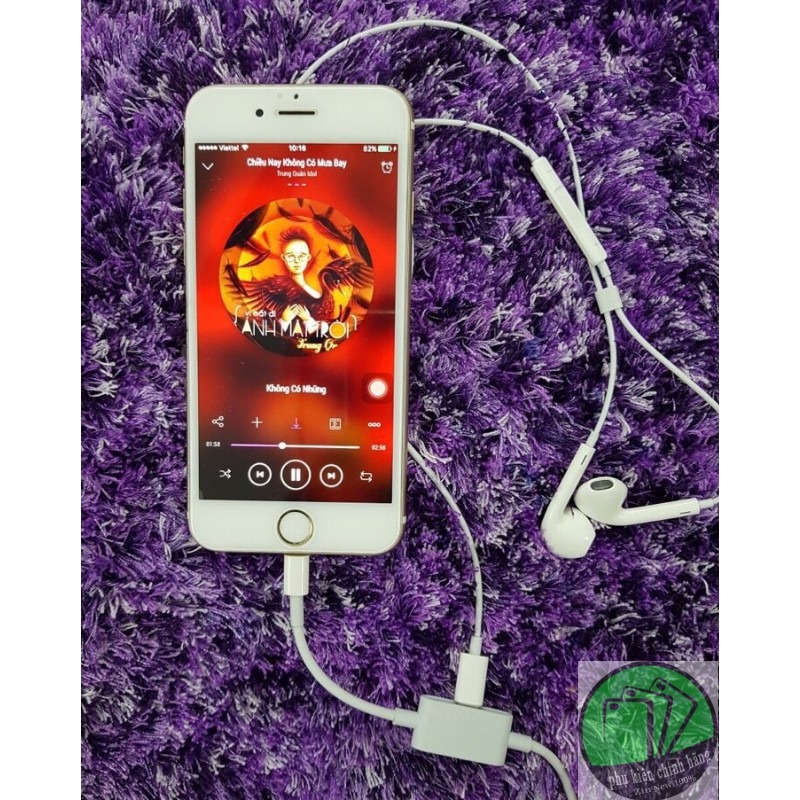 Cáp sạc thông Minh Vừa Sạc, Vừa nghe nhạc dành cho iPhone 7 trở lên , iPAD (1,2m) - lỗi 1 đổi 1