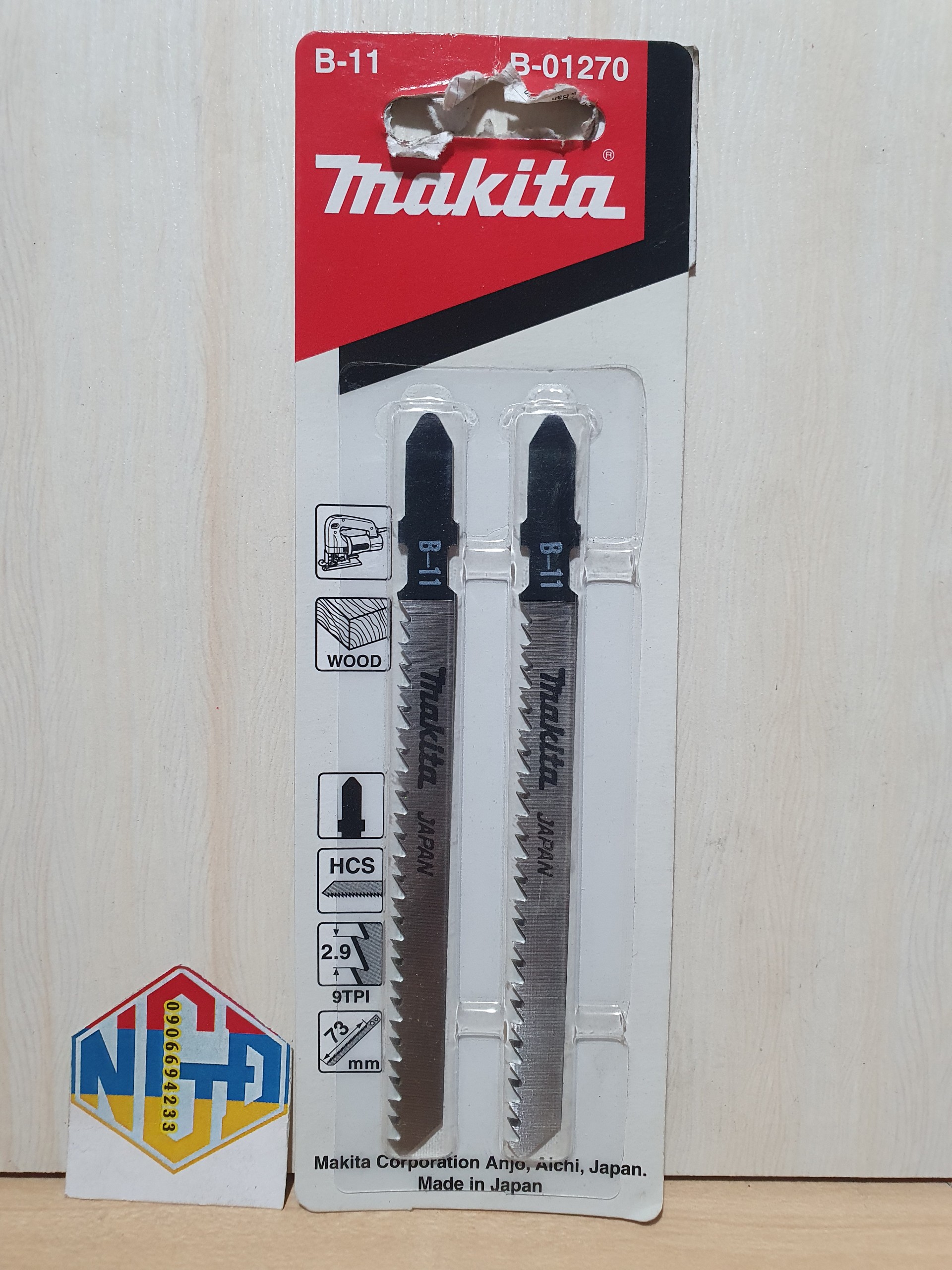 Lưỡi cưa lọng cắt gỗ b-11 makita b-01270