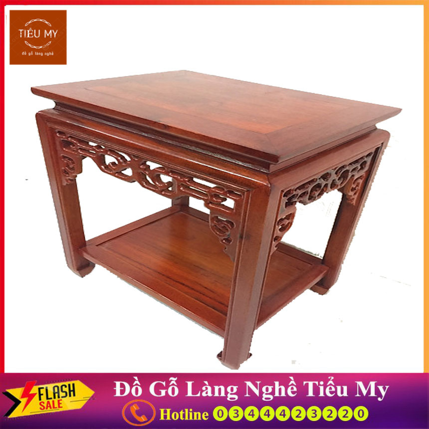 Đôn chữ nhật gỗ Hương kê Tượng, kê đồ phong thủy, Đôn đa năng