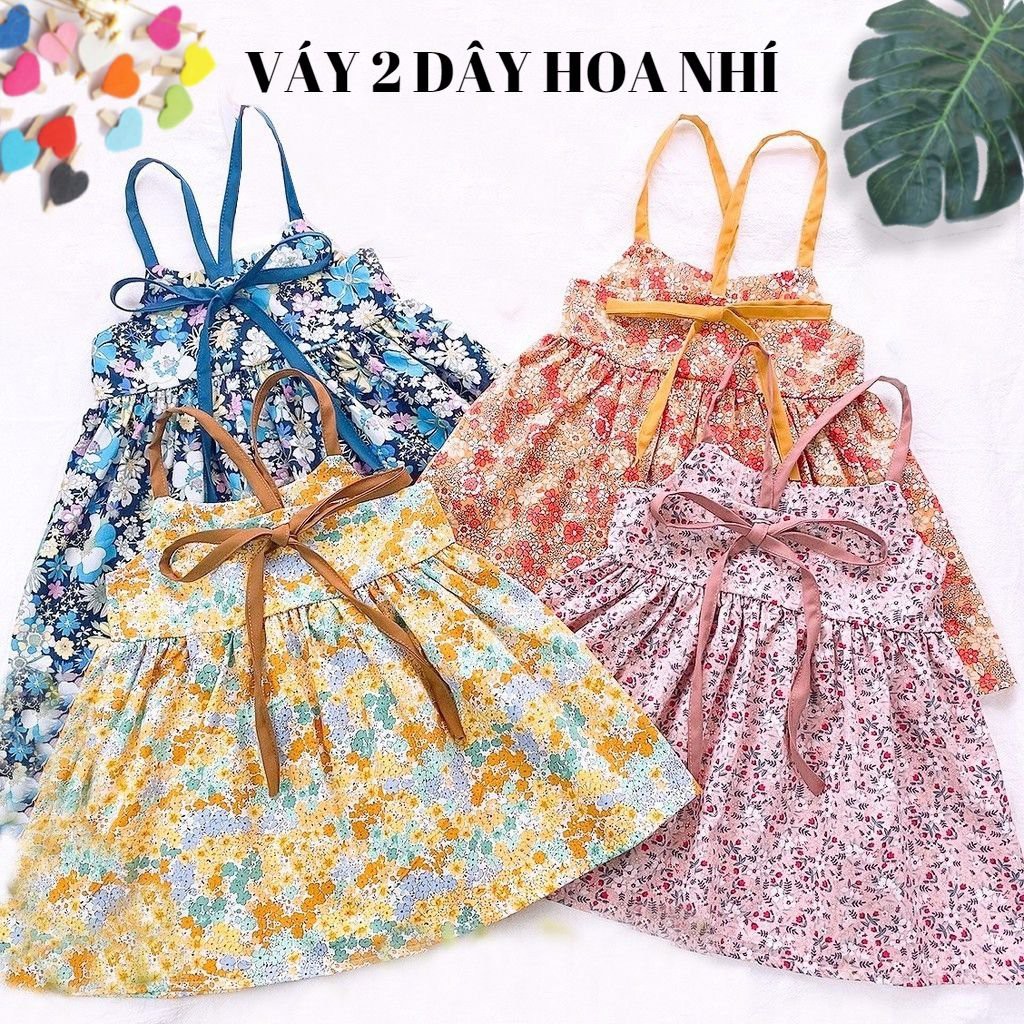 Váy hai dây hoa nhí siêu xinh qate732