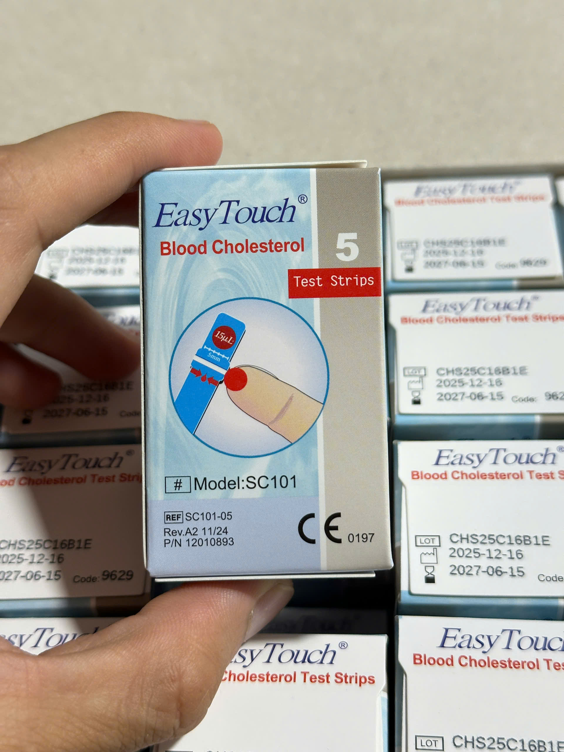 Lọ thử Mỡ 5 que dùng cho máy Easy Touch GCU