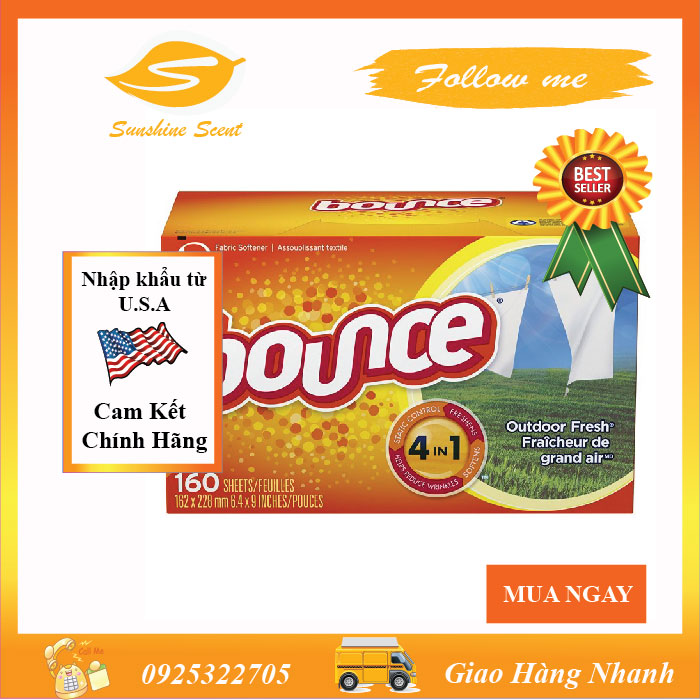 Giấy thơm bounce 4in1