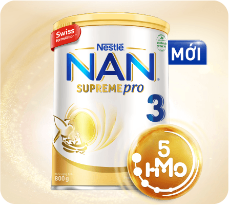 Sữa bột Nan Supreme 5HMO 3 800g Mới