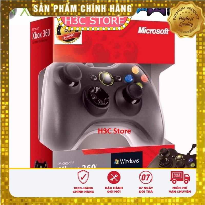 [ Hot Sale ] [ Flash sale Khuyến mãi ] Tay Cầm Xbox 360 Có Dây Chĩnh Hãng Chơi Game Tối Ưu Cho PC / FO3 / FO4 TOP BÁN CHẠY - Gia dụng H3C Store H3C Store