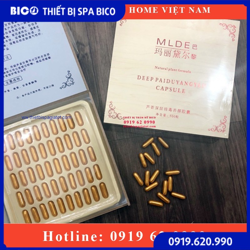 Viên thải độc chì dùng với máy thải chì hoặc máy 5in1 -thiết bị spa bico