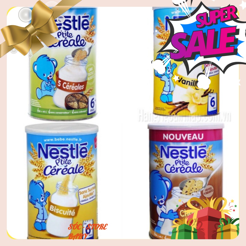 Bột lắc sữa nestle 400gr dành cho bé lười bú-pháp