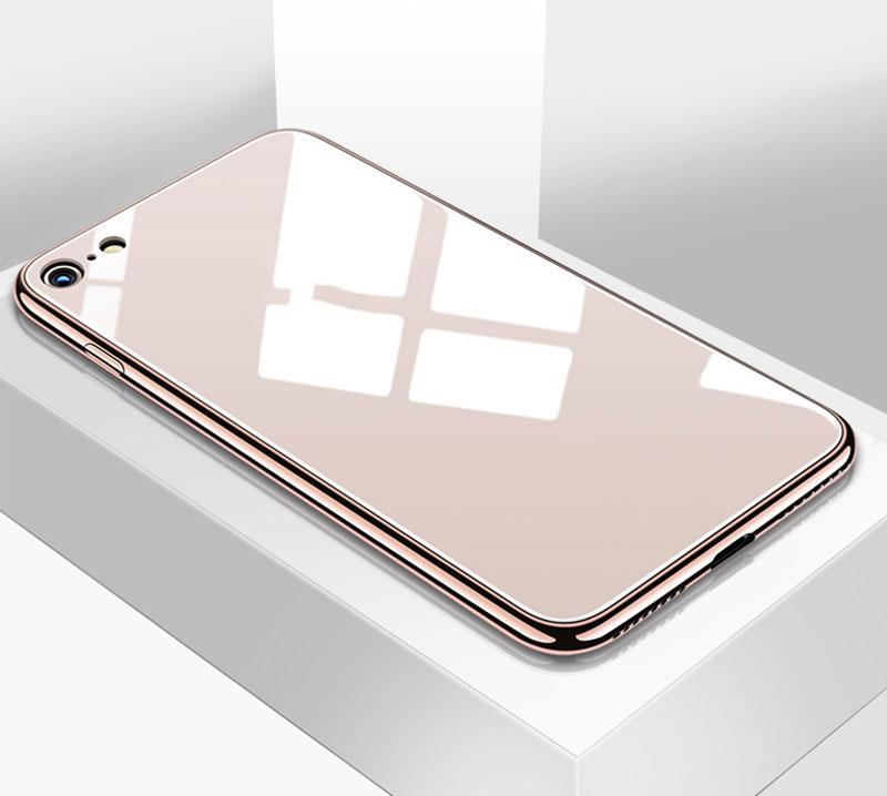Ốp lưng kính viền silicon cho iphone 7, ốp lưng iphone 7 siêu đẹp