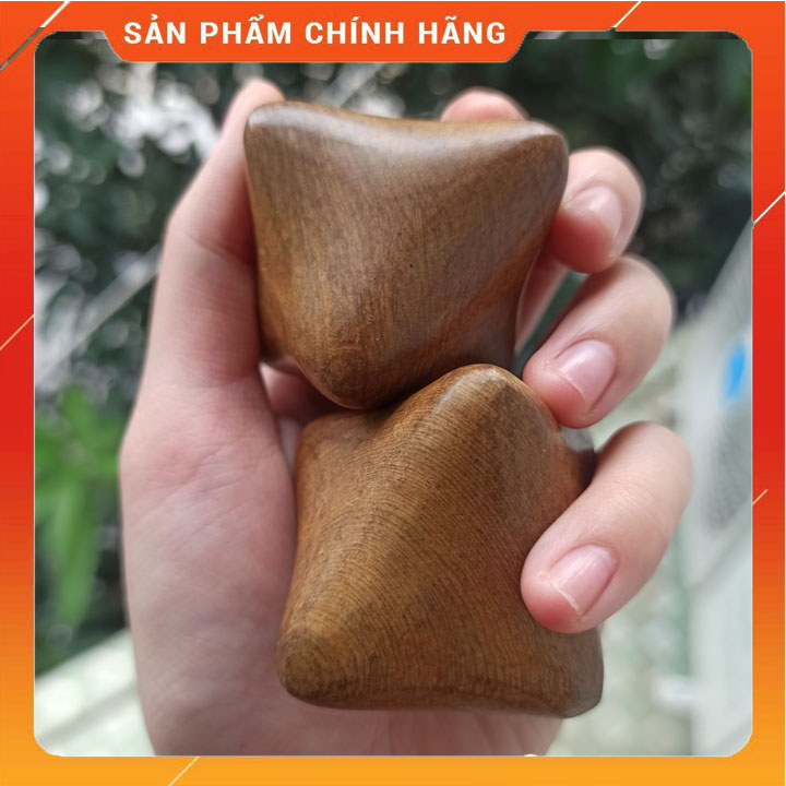 Bi lăn tay gỗ 6 cạnh - Dụng cụ massage cho mọi nhà