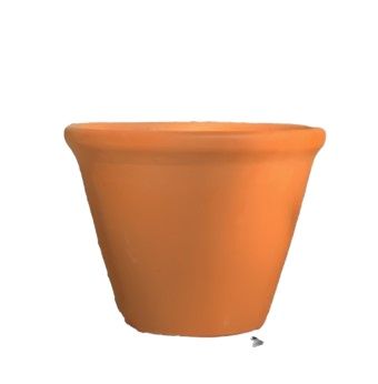 Chậu trồng cây gốm đất nung (terracotta) DÁNG VÓT LOE - gốm sứ sân vườn Bình Dương chất lượng cao