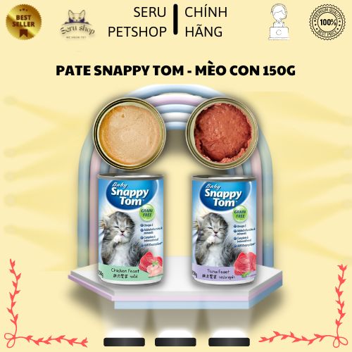Pate mèo con snappy tom 150g