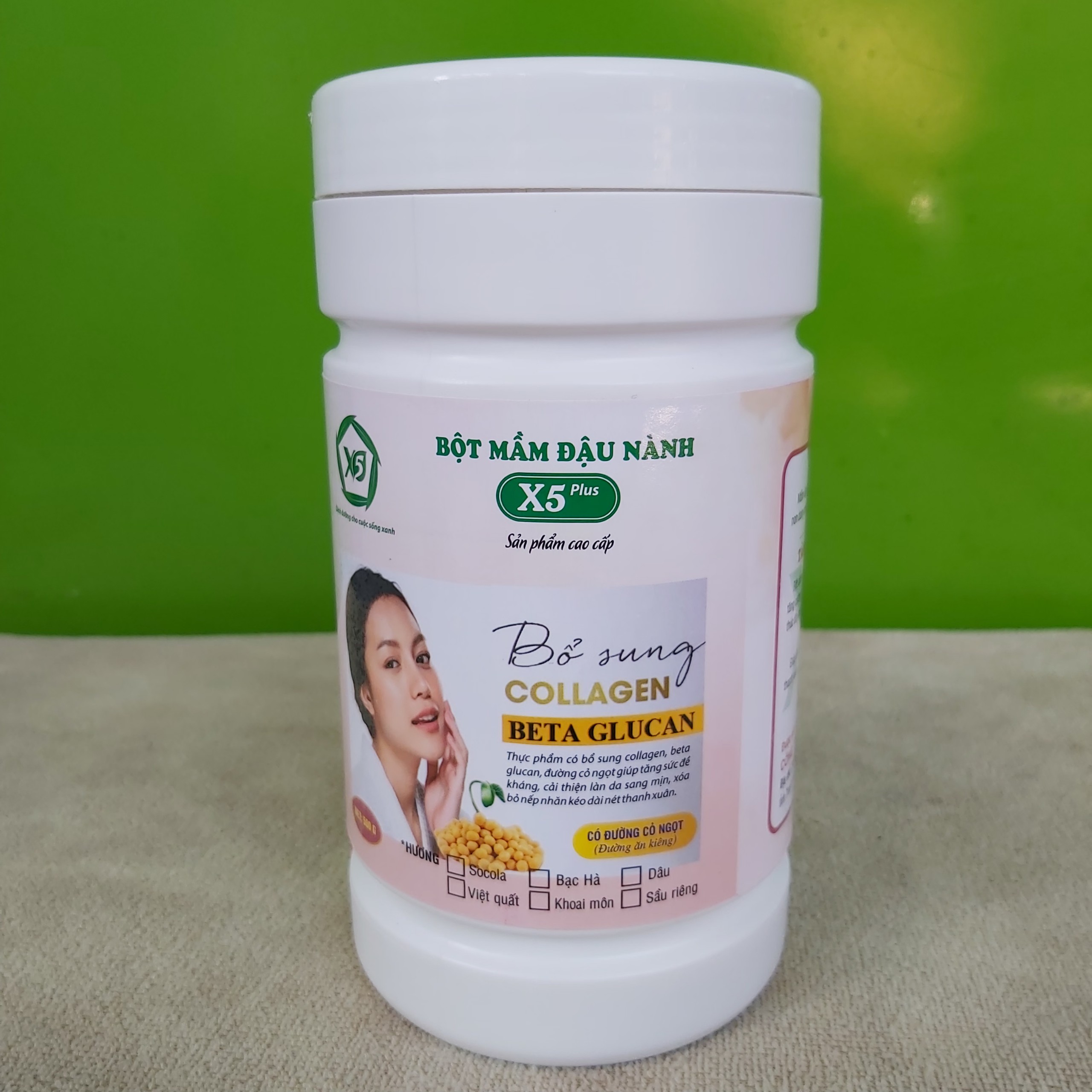[FREE SHIP] Bột Mầm Đậu Nành X5 , Có bổ sung Collagen, Betaglucan