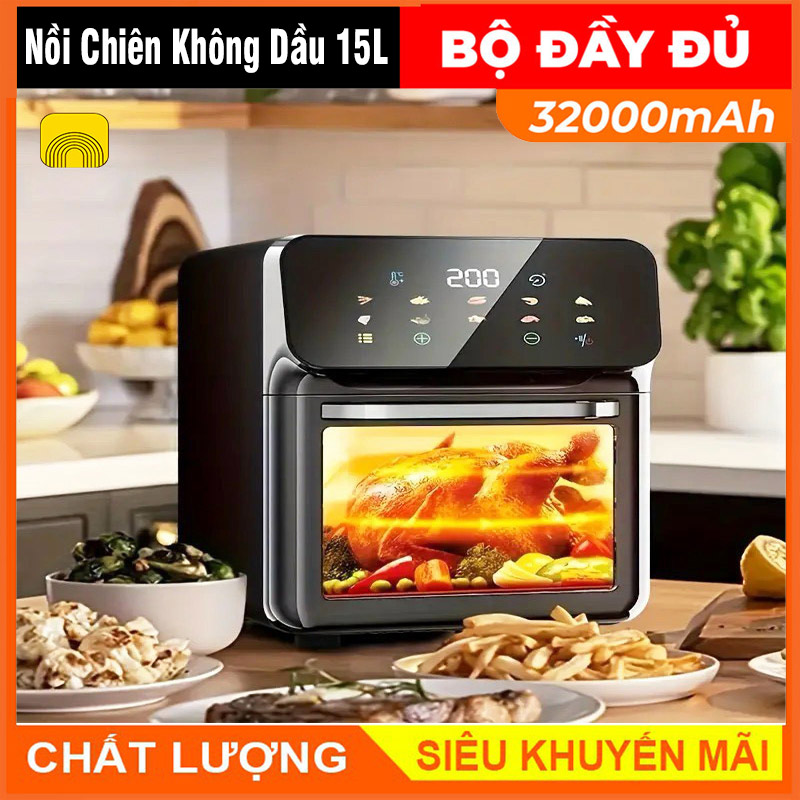 Nồi chiên không dầu 15l air fryer cảm ứng