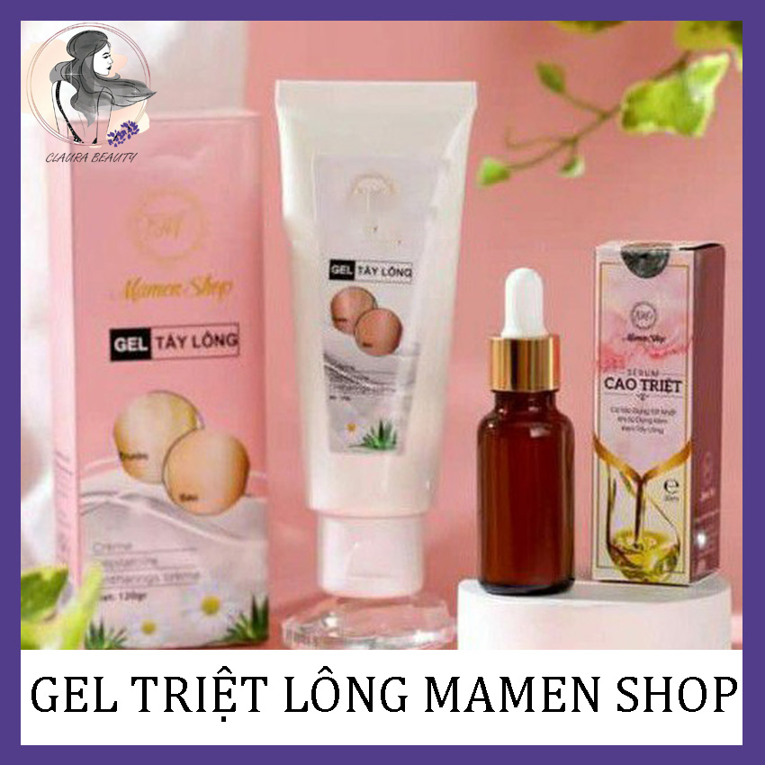 [CHÍNH HÃNG] Kem Tẩy Lông Mamen Shop, Kem Tẩy Lông Dạng Gel, Tẩy Lông Bikini, Tẩy Lông Chân, Tay, Vùng Kín, Lông Nách, Claura Beauty