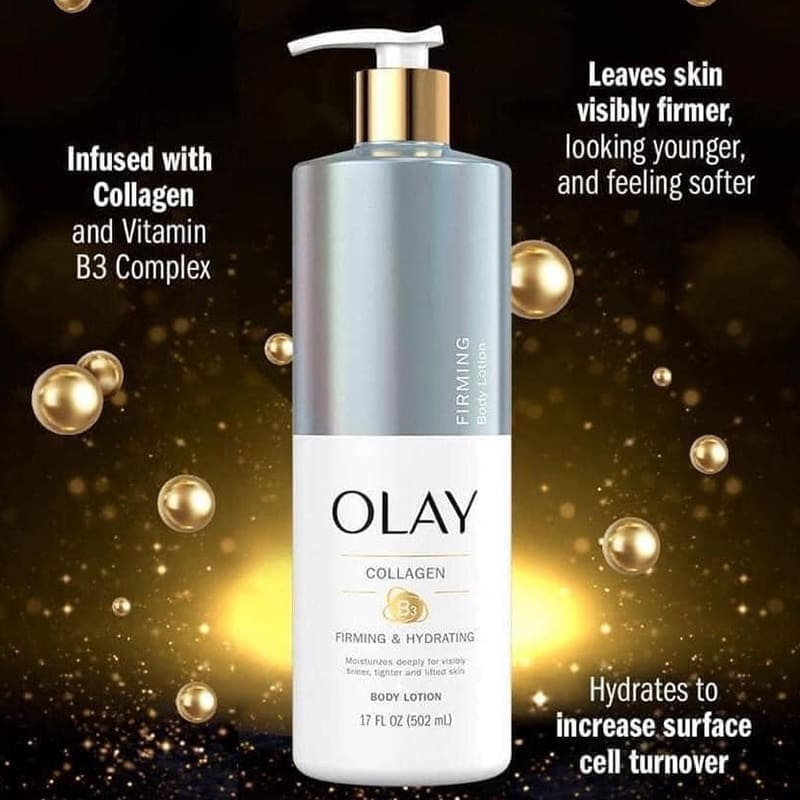  Dưỡng thể Olay Collagen B3 Firming & Hydrating Body Lotion 502ml của Mỹ 