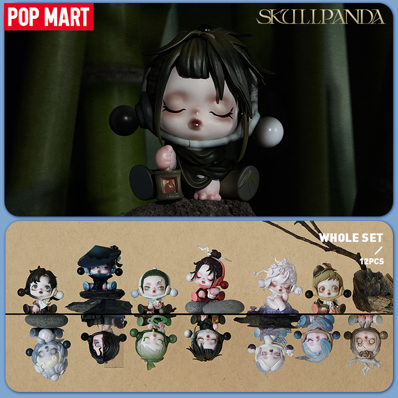 Pop mart skullpanda the ink plum blossom series figures blind box