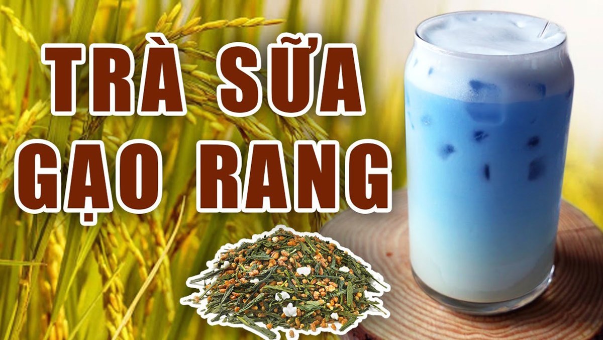 FREE SHIP MAX - SÉT 5 NGUYÊN LIỆU LÀM TRÀ SỮA TRÂN CHÂU GẠO RANG 1 LÍT (140G)  - NHIỀU TOPING - KÈM HƯỠNG DẪN