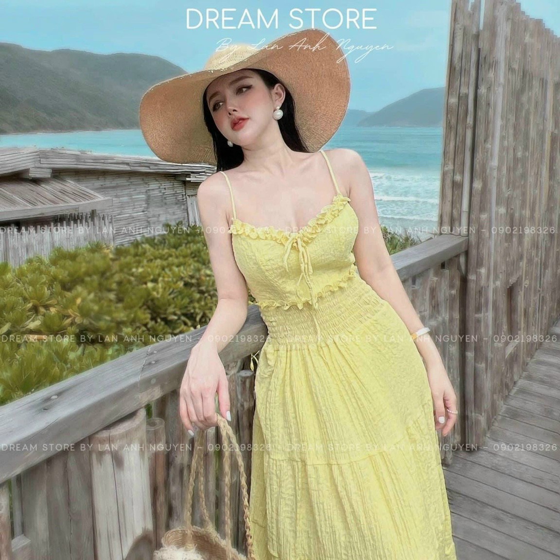 Đầm Xòe Maxxi dành cho các nàng đi chơi. dạo phố, đi tiệc , dạo biển,...