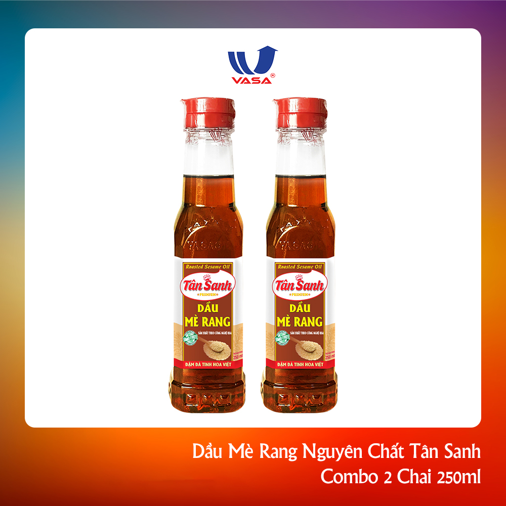 Combo 2 Chai Dầu Mè Rang Tân Sanh 250 ml