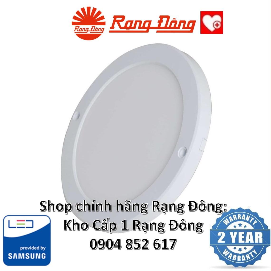 Đèn LED Ốp Trần Siêu Mỏng Rạng Đông 18W Փ220, ChipLED Samsung, Kiểu Dáng Hàn Quốc