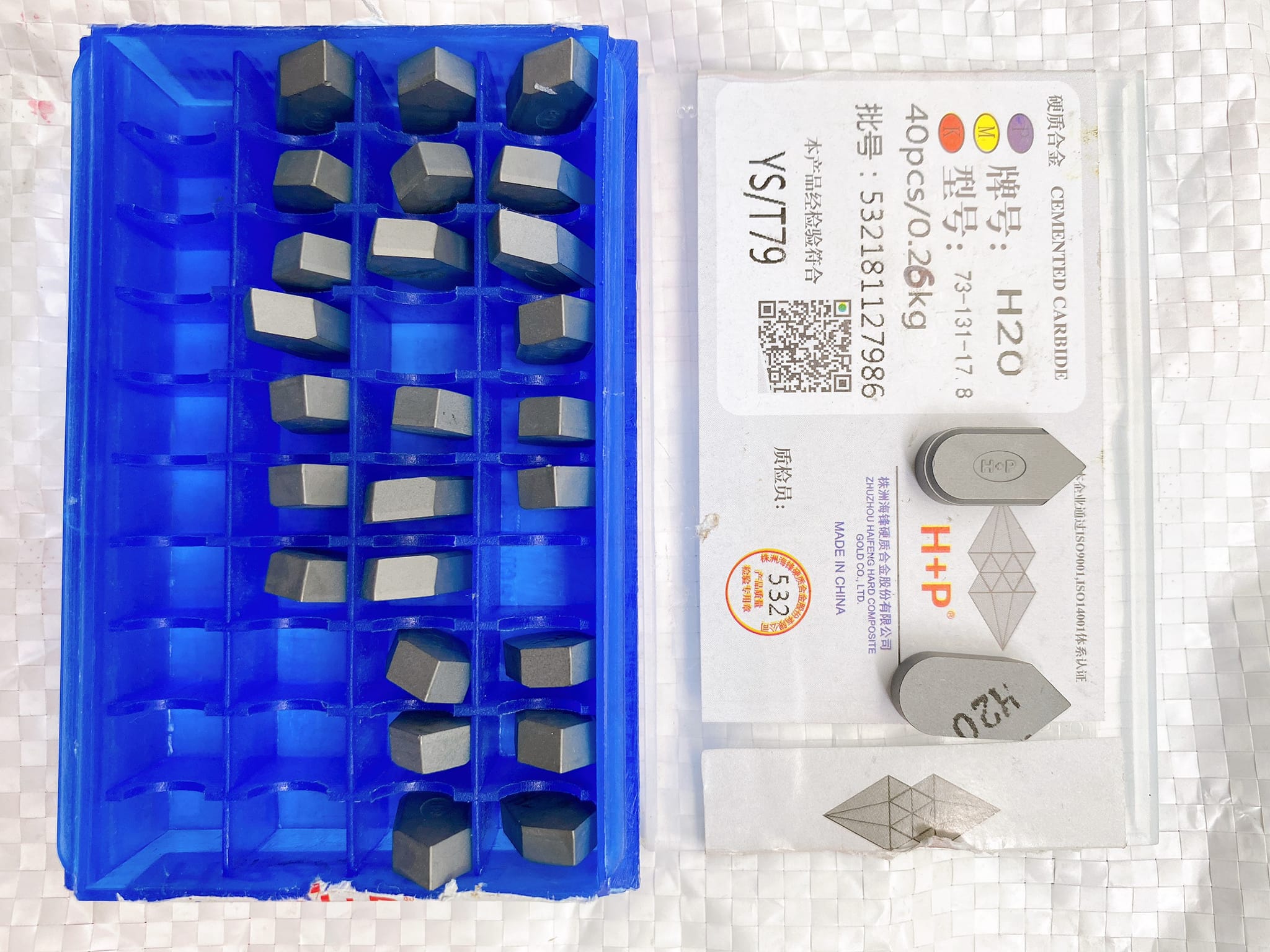 Chíp hàn chuyên sắt thép k20 yg6 bk8*8li