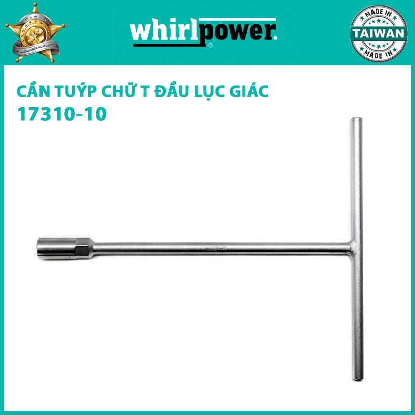 Cần tuýp chữ t 10mm whirlpower 17310-10-100