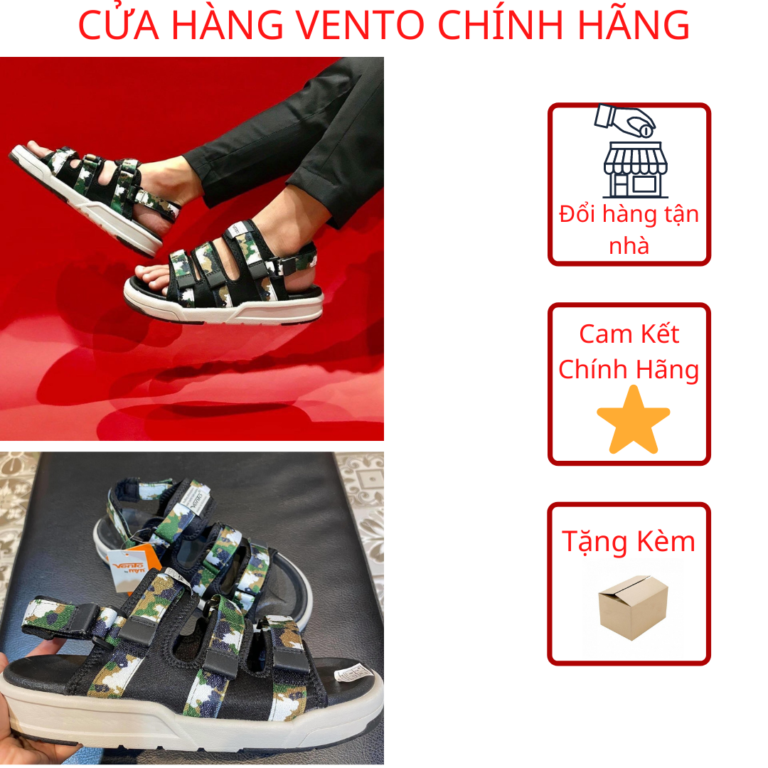 [HCM]Giày sandal nữ cao cấp xuất khẩu thời trang VENTO Giày xăng đan nữ kiểu dáng thể thao NV1001