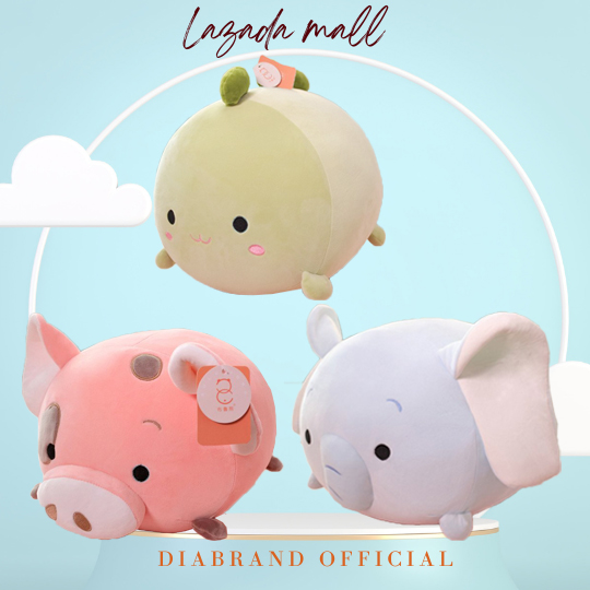 GẤU BÔNG BỘ BA VOI , CÁ , HEO SIZE 35CM