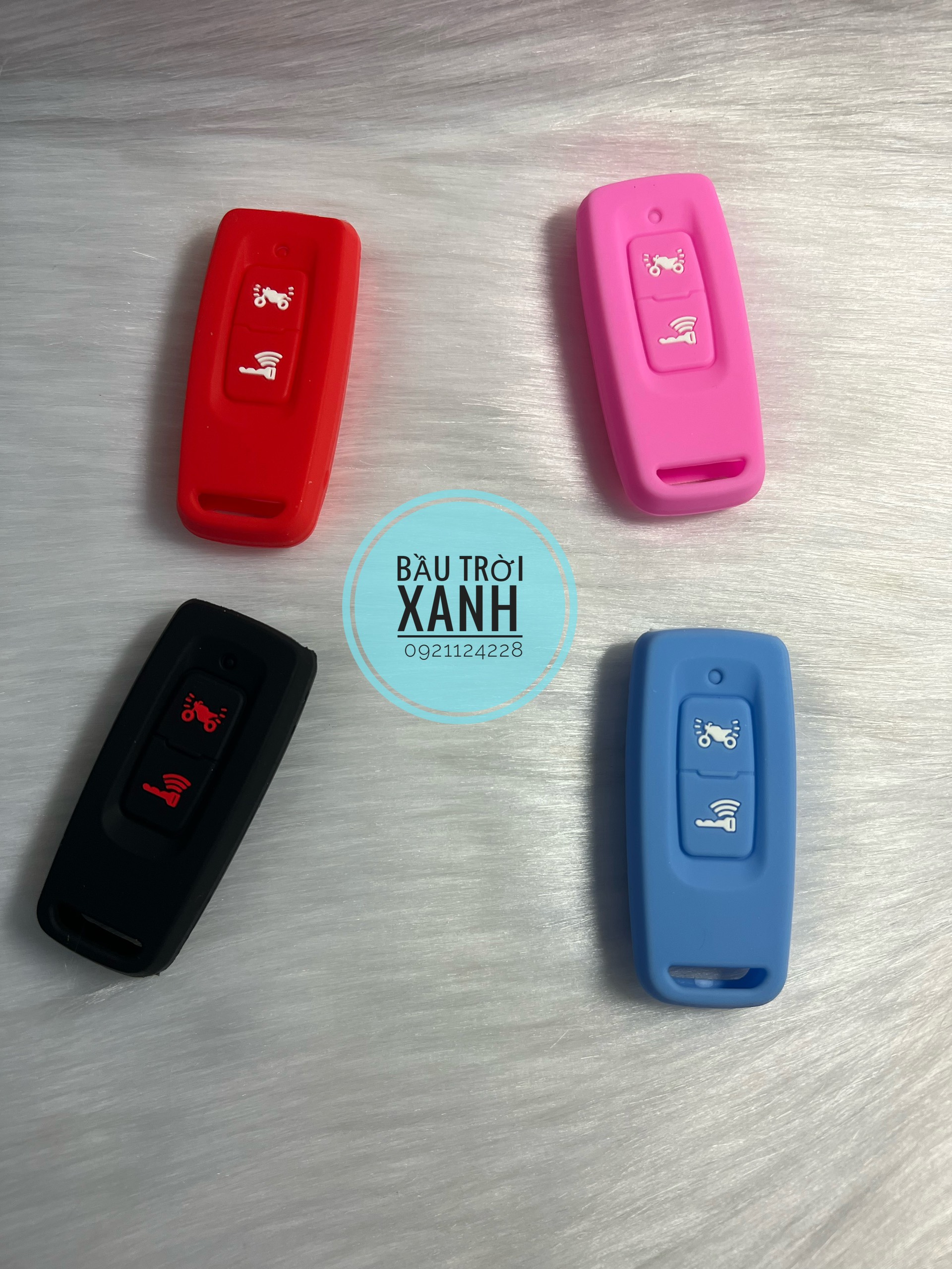 Bọc bao silicon chìa khóa Smartkey xe Lead, Air Blade,Vision