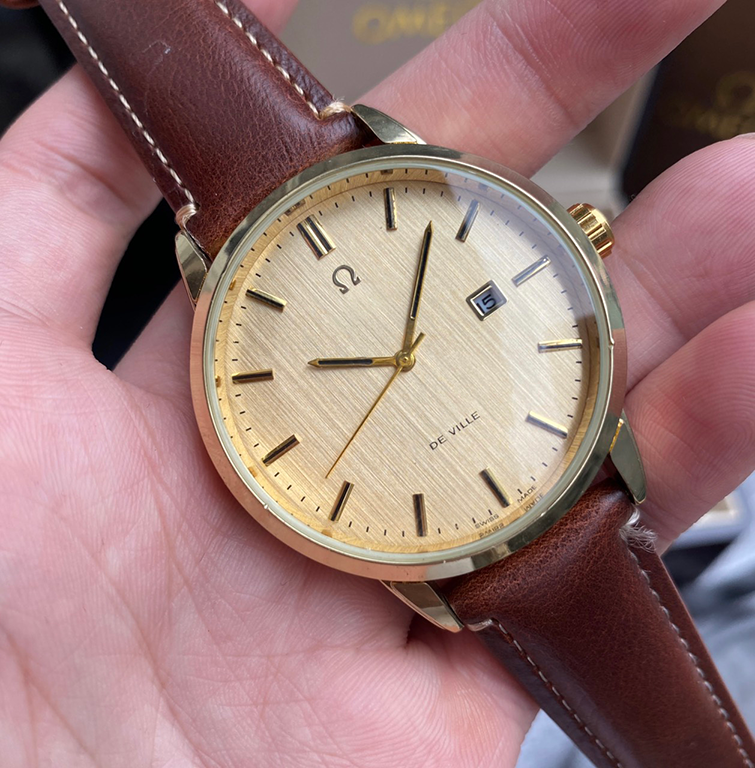 Đồng hồ nam devill f030h303 máy quartz size 40mm bản dây da bò