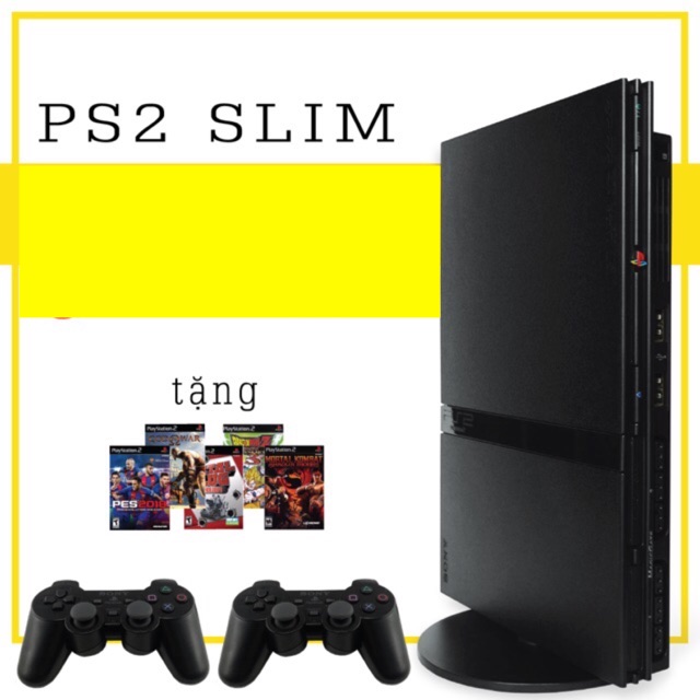 [HCM] Máy game Ps2 slim, tay cầm có dây, tặng 5 đĩa game và 1 save 16mb, bảo hành 1 tháng - hàng chính hãng Sony - Thương hiệu OEM Giá 1,550,000 Đồng*Miễn phí vận chuyển