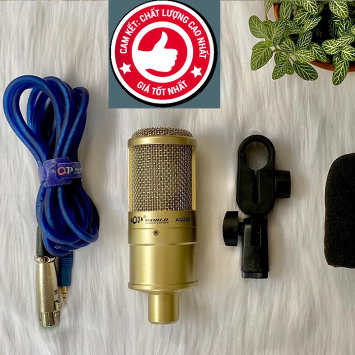 Micro thu âm cao cấp chính hãng AQTA model AQ220 cao cấp