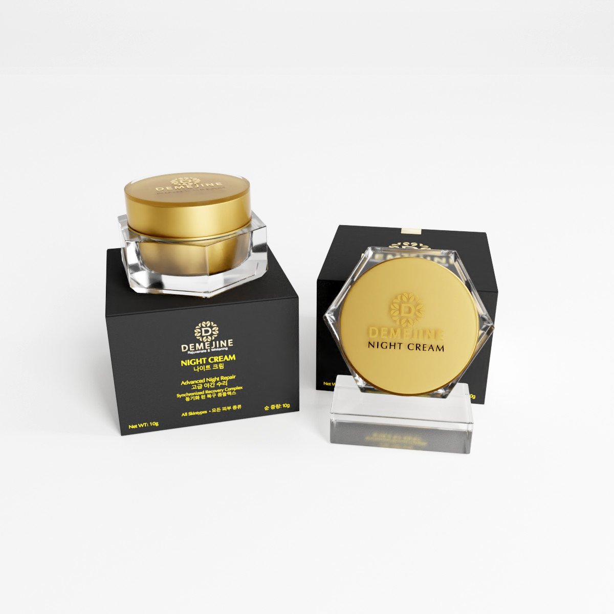 [HCM]KEM DƯỠNG TÁI TẠO VÀ TRẮNG DA BAN ĐÊM DEMEJINE NIGHT CREAM