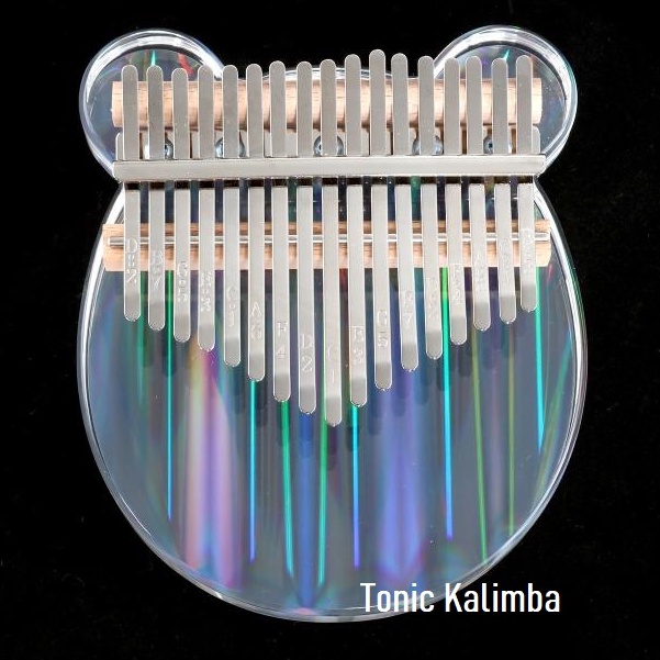 Đàn kalimba trong suốt màu cầu vồng Tonic -Hàng chính hãng
