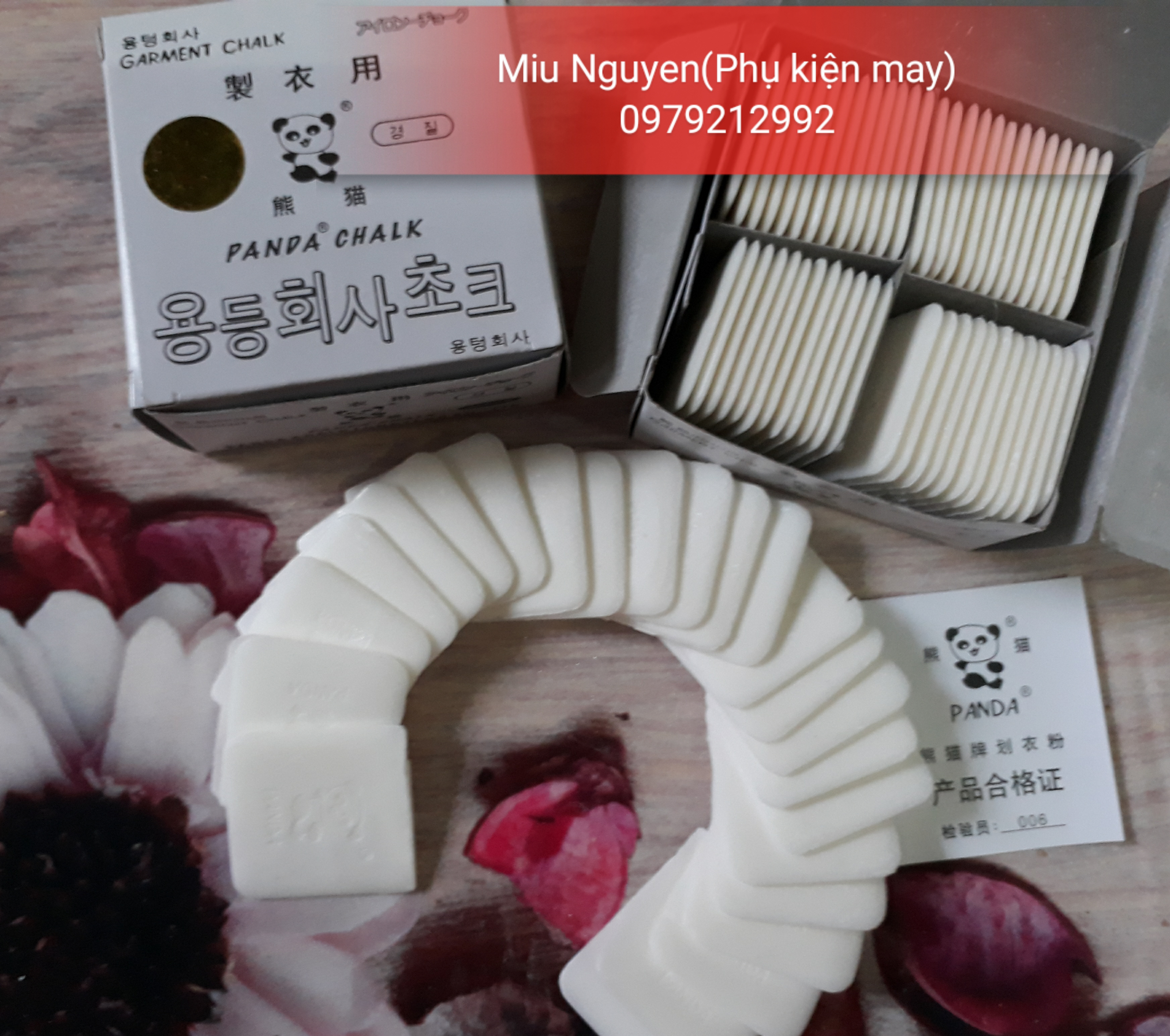 Phấn sáp gấu Panda hộp 40 viên