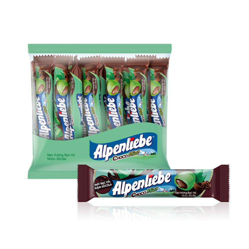 Kẹo Alpenlibe nhân Socola gói 16 thỏi