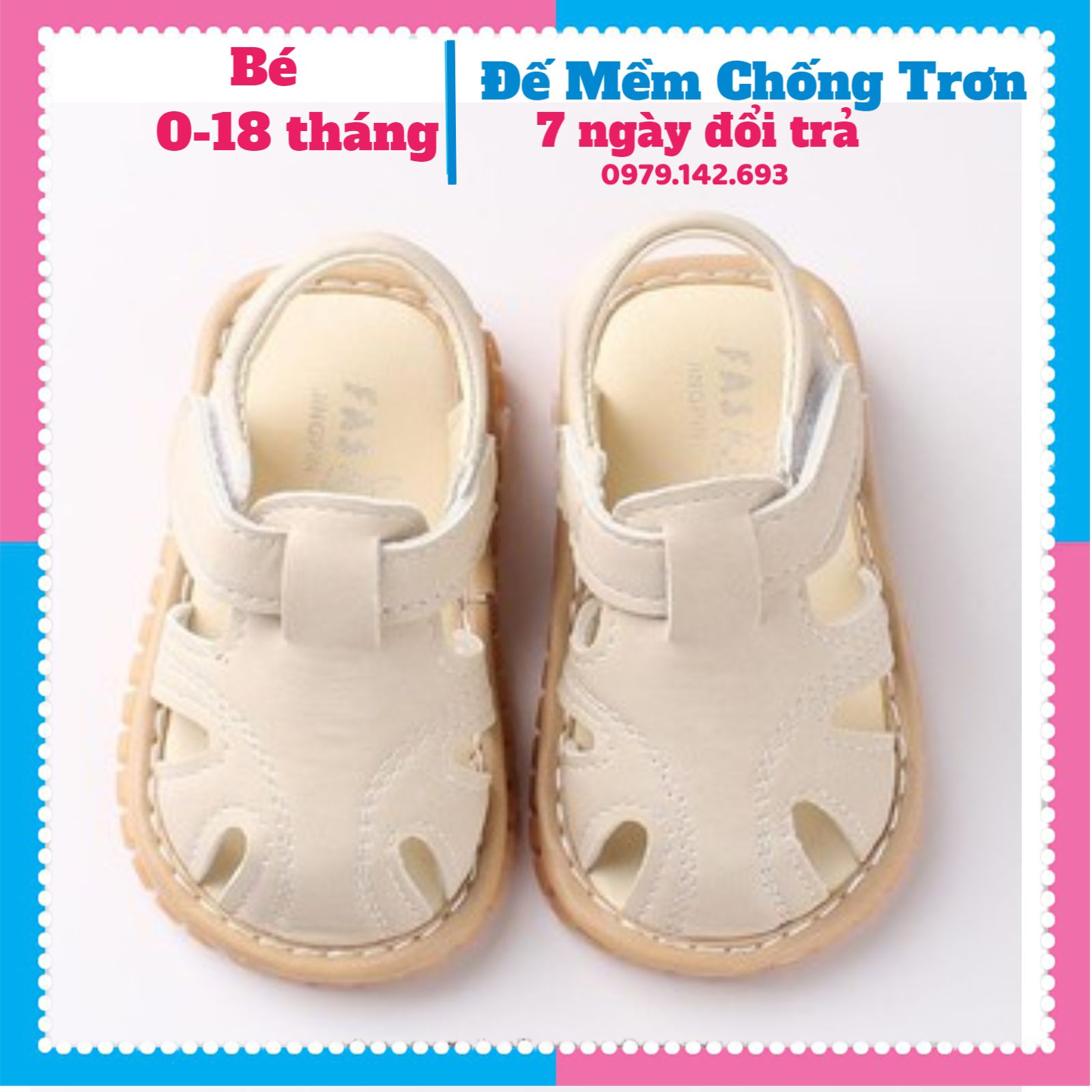 Dép Tập Đi, Giày Tập Đi Cho Bé Đế Mềm Chống Trượt Phát Tiếng Kêu cho bé 0 đến 4 tuổi