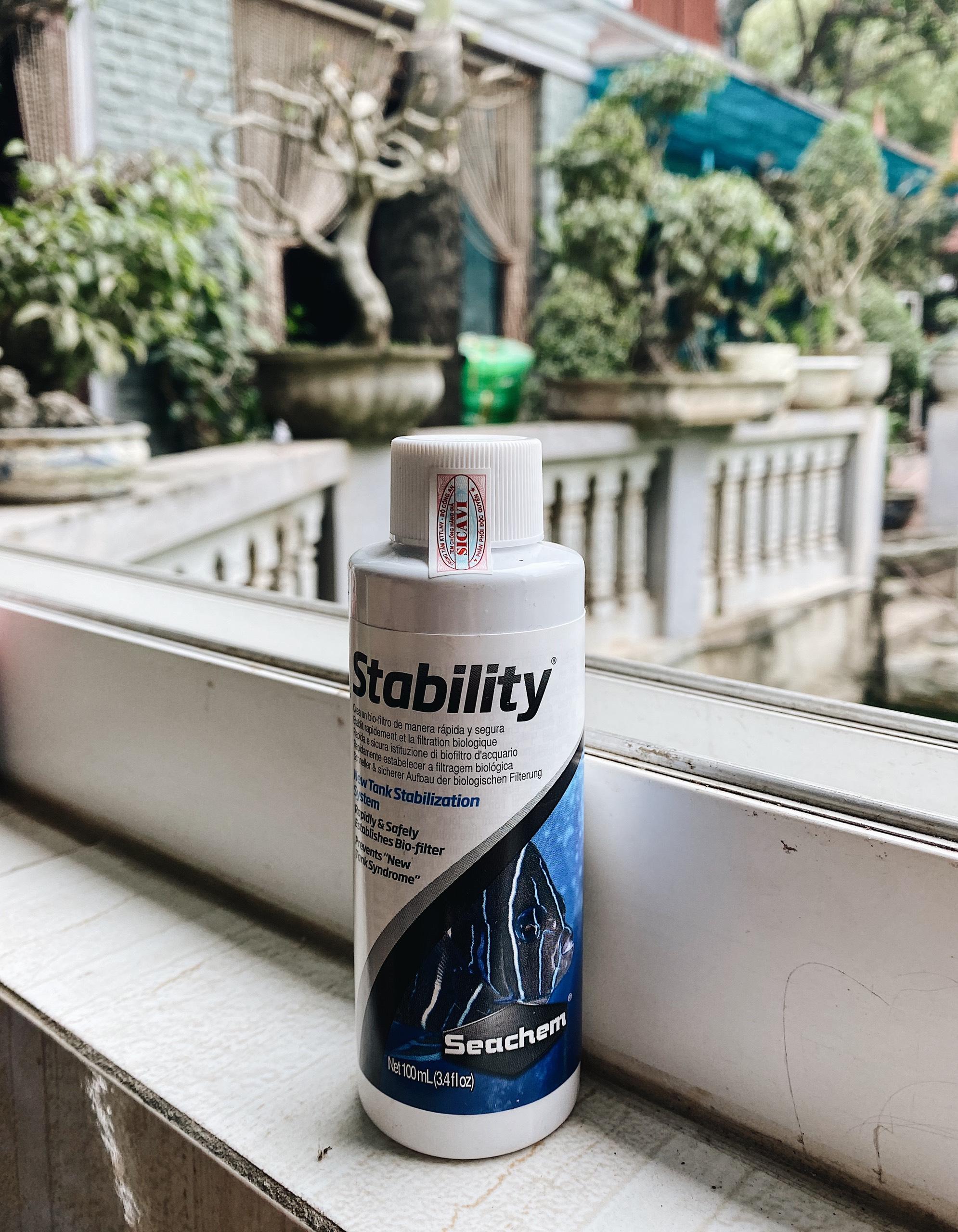 [Hoàn Tiền 10%] Seachem Stability 100ml - Vi Sinh cho Bể Cá Cảnh, Bể Thủy Sinh