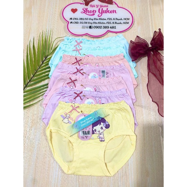 Tổng hợp quần lót kháng khuẩn cho bé gái-chíp coton tam giác ngộ ngĩnh