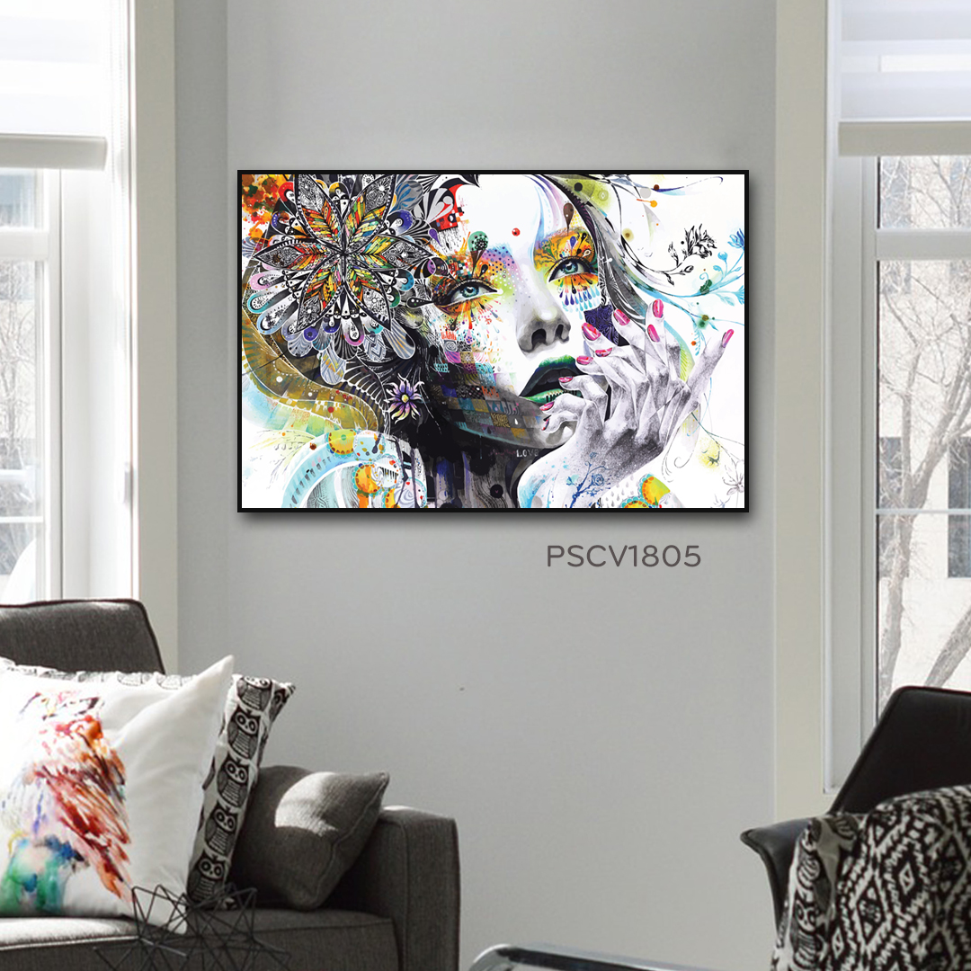 Tranh treo tường Canvas Pasimall Deep Soul có khung 40x60cm