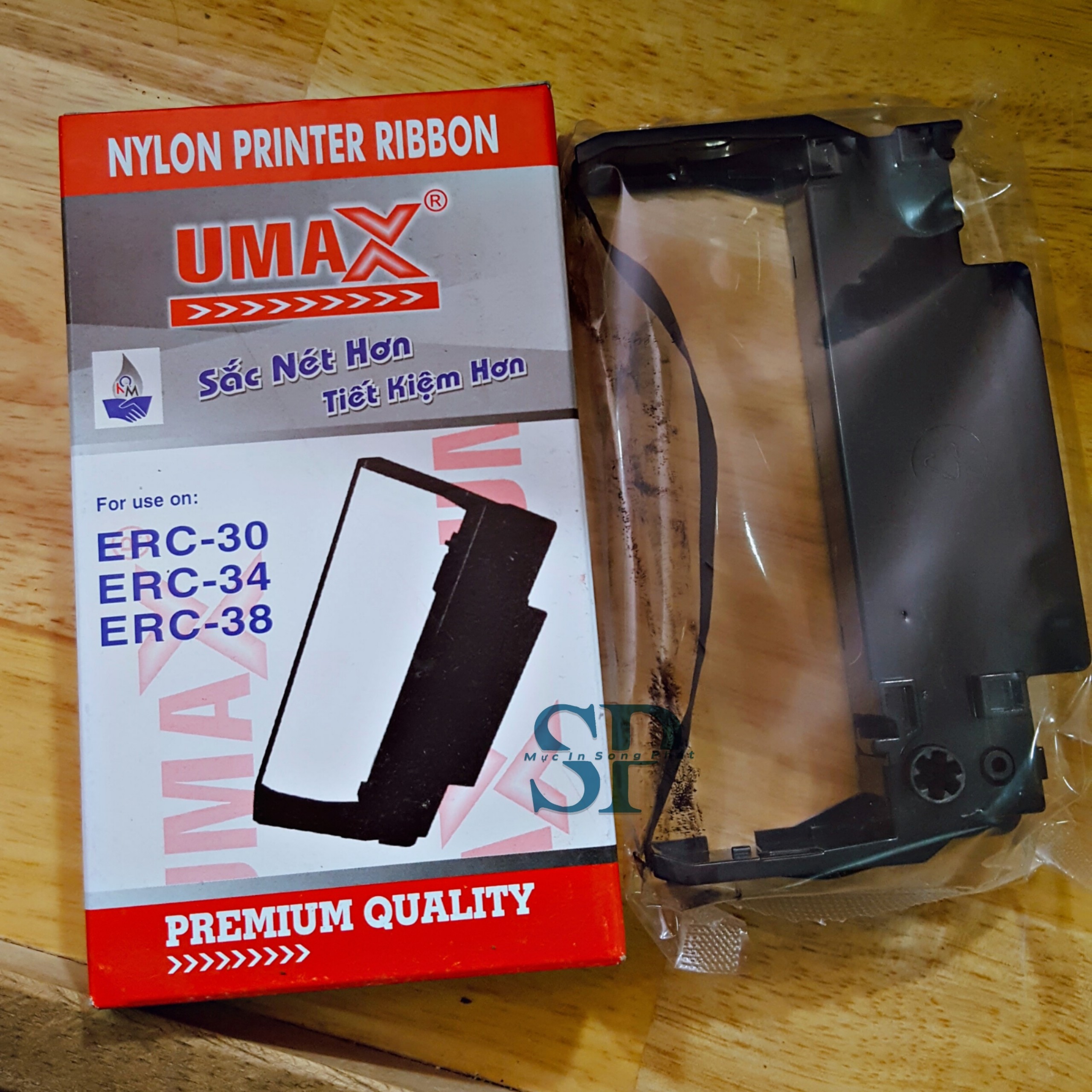 Combo 5 Hộp Ribbon/ Ruy băng Epson ERC-30/34/38/TMU 220 đen