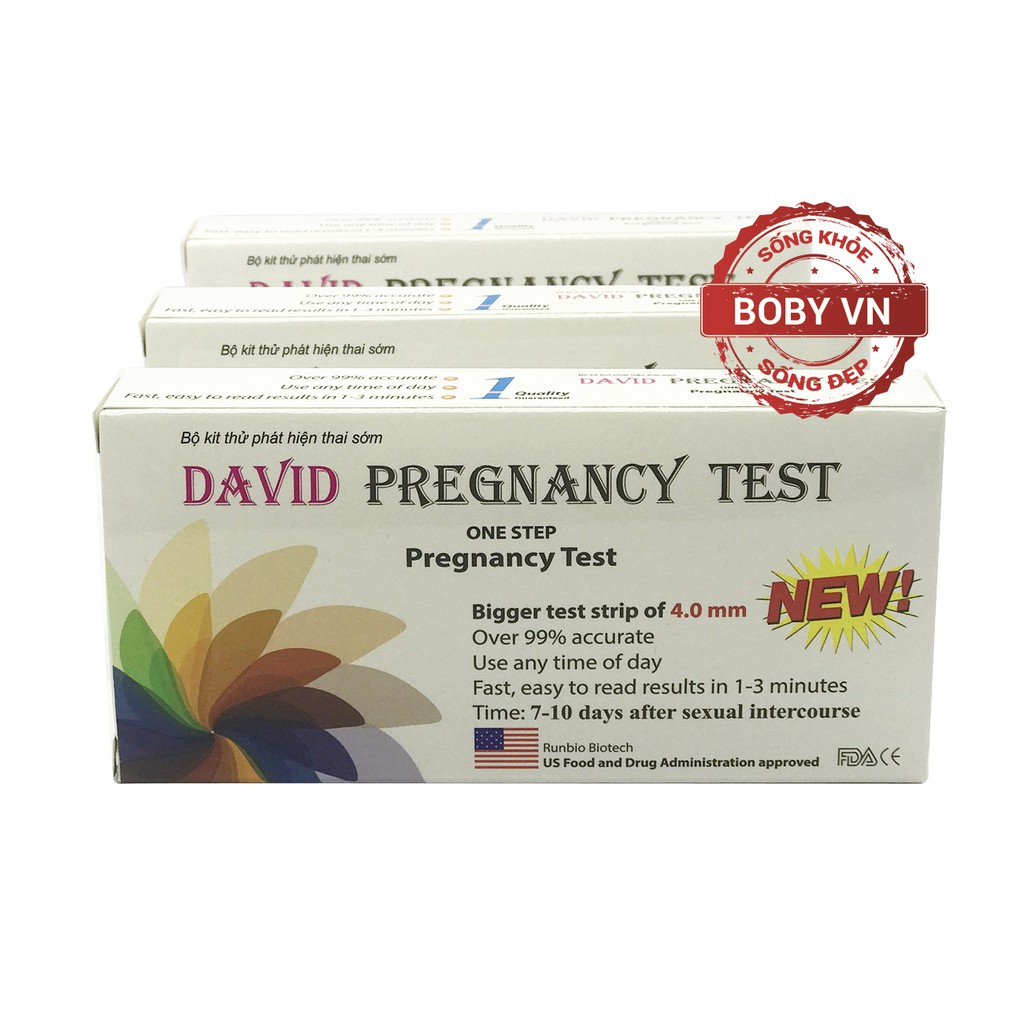 Que Thử Thai David Pregnacy Test Chính Xác