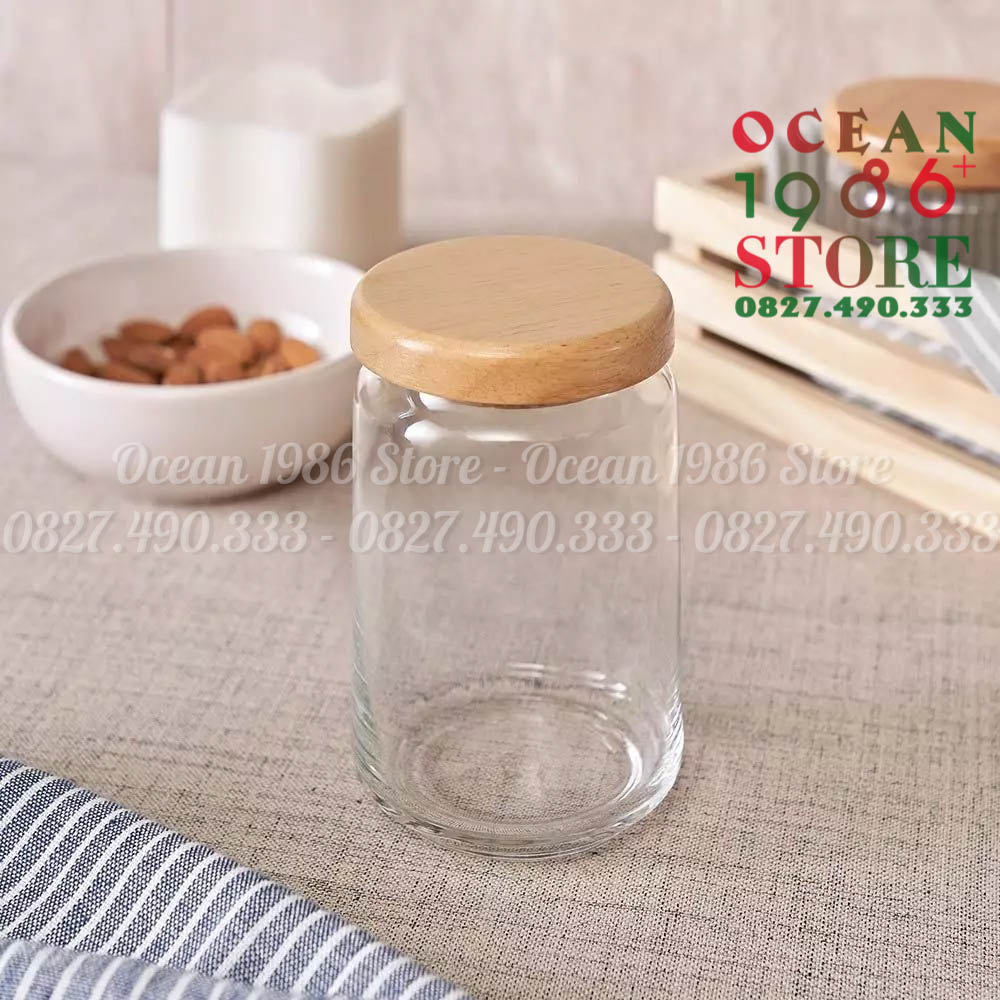 Bộ 6 Lọ Thủy Tinh Pop Jar Ocean Tùy Chọn Kiểu Nắp – B02526 – 750ml