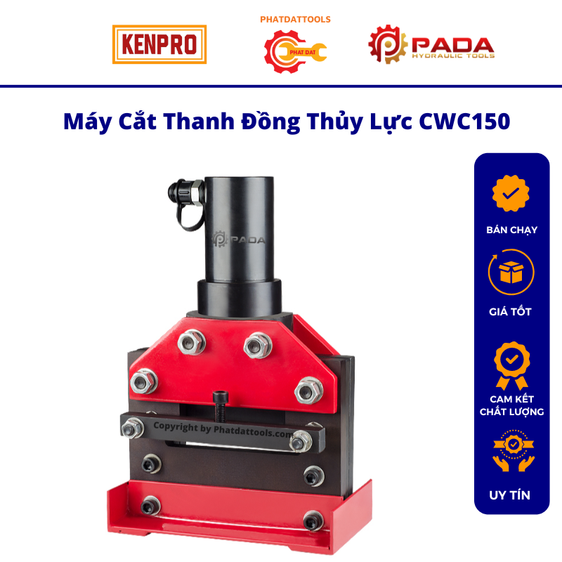 Máy cắt thanh đồng thủy lực CWC150