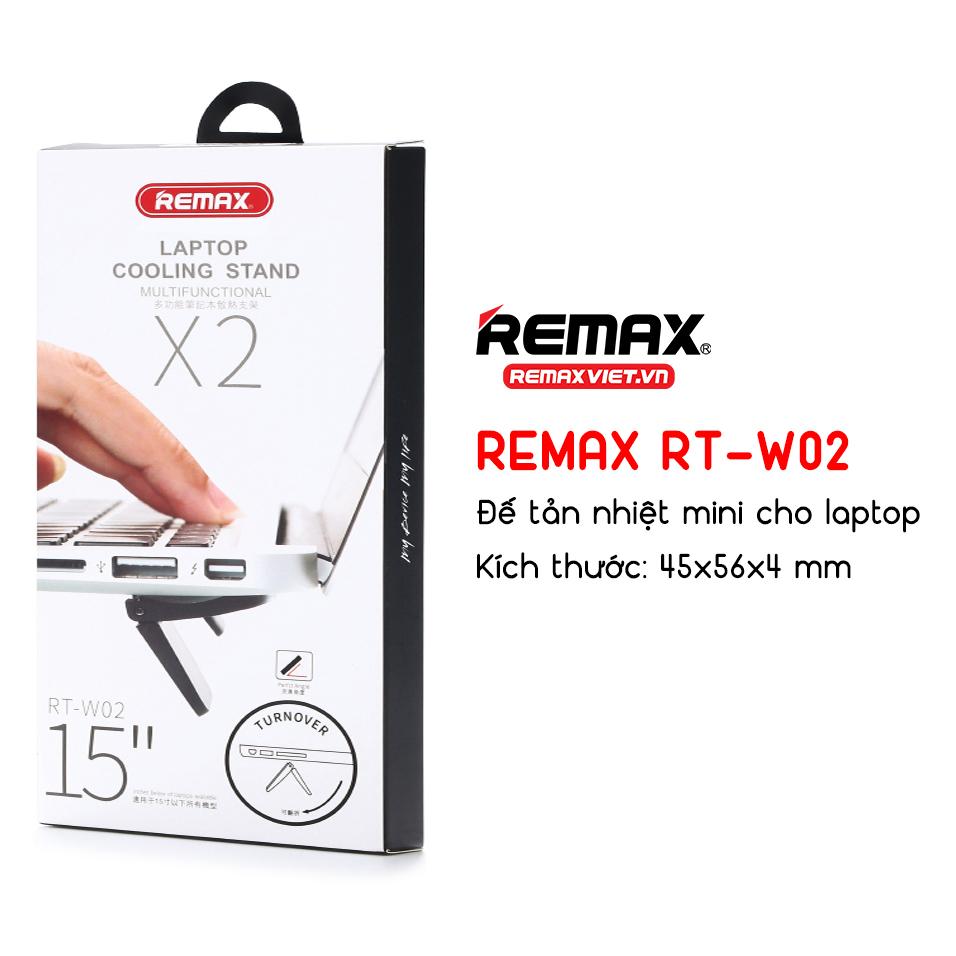 Đế tản nhiệt mini cho laptop remax rt-w02 -- we-max-stores