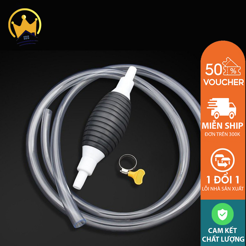 Dụng cụ ống bơm hút xăng dầu chất lỏng đa năng bóp tay tự động-Ống hút xăng, hút rưọu, thay nước hồ cá-Dụng cụ hút xăng thủ công, ống hút xăng dầu chất lỏng đa năng bóp tay tự động