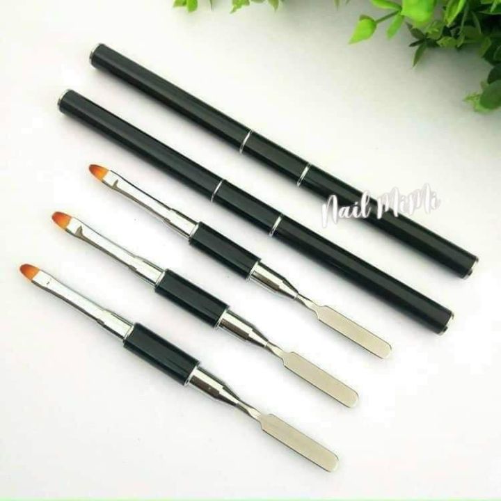 Cọ đắp gel gôm - cọ đắp gel 2 đầu chuyên dụng cho làm móng